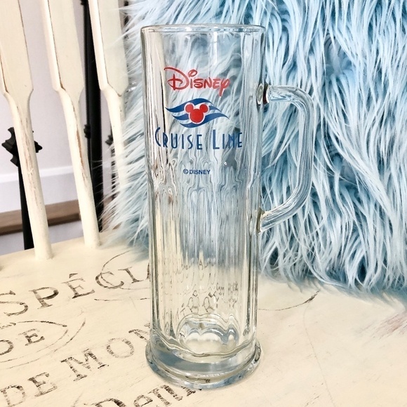 Walt Disney, Cruise Line, 21oz, Beer Mug, Glass, Tall Stein, Collectable Mug - Picture 1 of 10